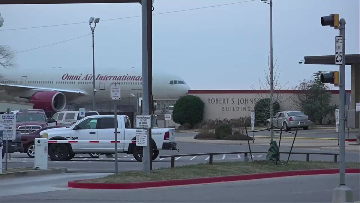 Approx 100 Ukrainian soldiers arrived in Oklahoma to begin training on the Patriot air defense systems.   Video by FOX