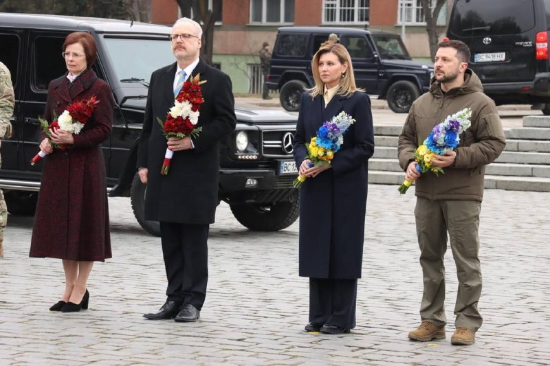 President of Ukraine and Latvia met in Lviv