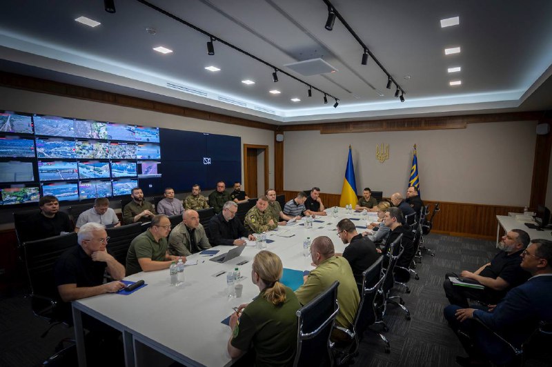 President Zelensky convened emergency meeting of NSDC on collapse of Kakhovka dam