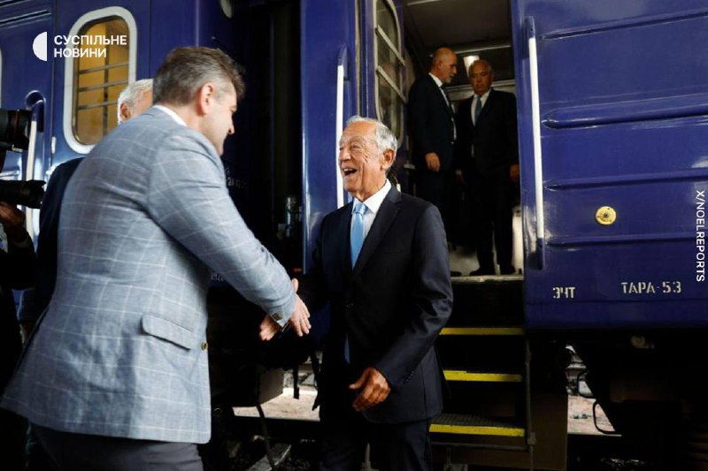 Der portugiesische Präsident de Sousa ist in Kiew eingetroffen