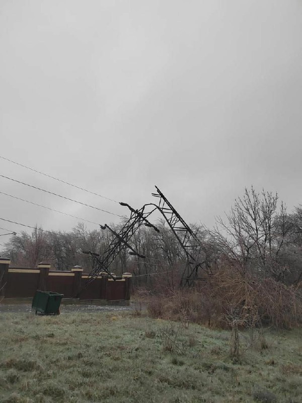 Blackout in Aksay town near Rostov