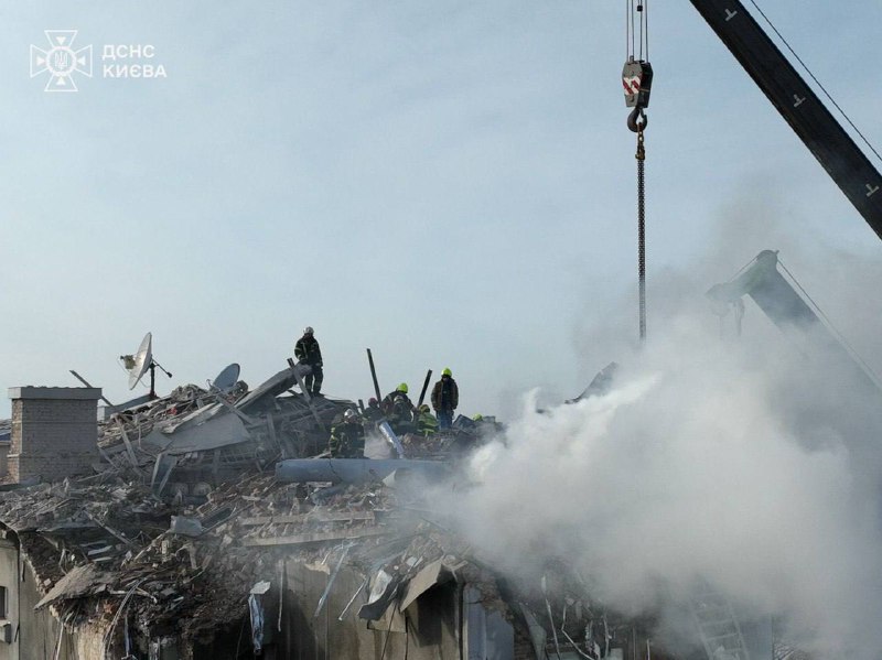 1 person killed, 7 wounded as result of Russian drone attack in Kyiv