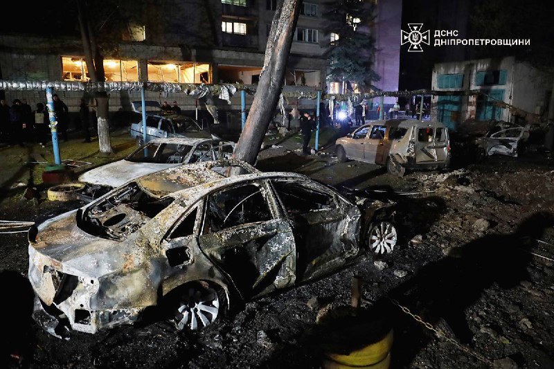 El número de muertos por el ataque con drones rusos en la ciudad de Dnipro asciende a 3 muertos y 28 heridos.