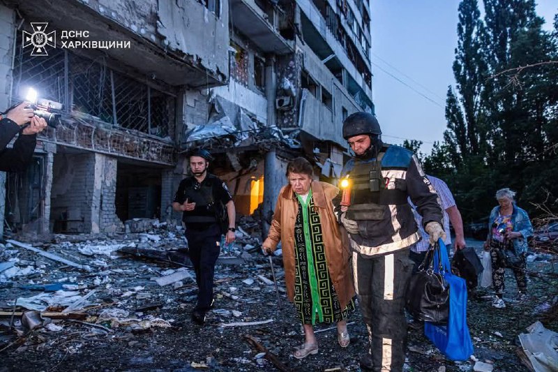 17 people wounded as result of overnight drones attack in Kharkiv