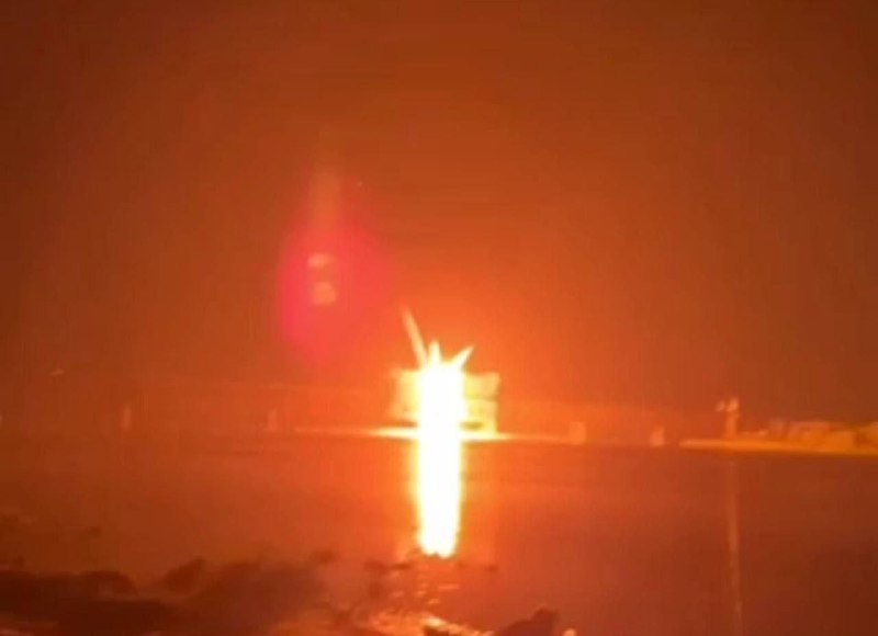 A bridge over Dnipro river was damaged as result of Russian attack in Kremenchuk