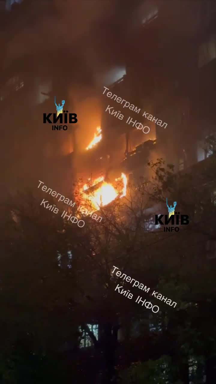 Drone crashed into residential house in Kyiv