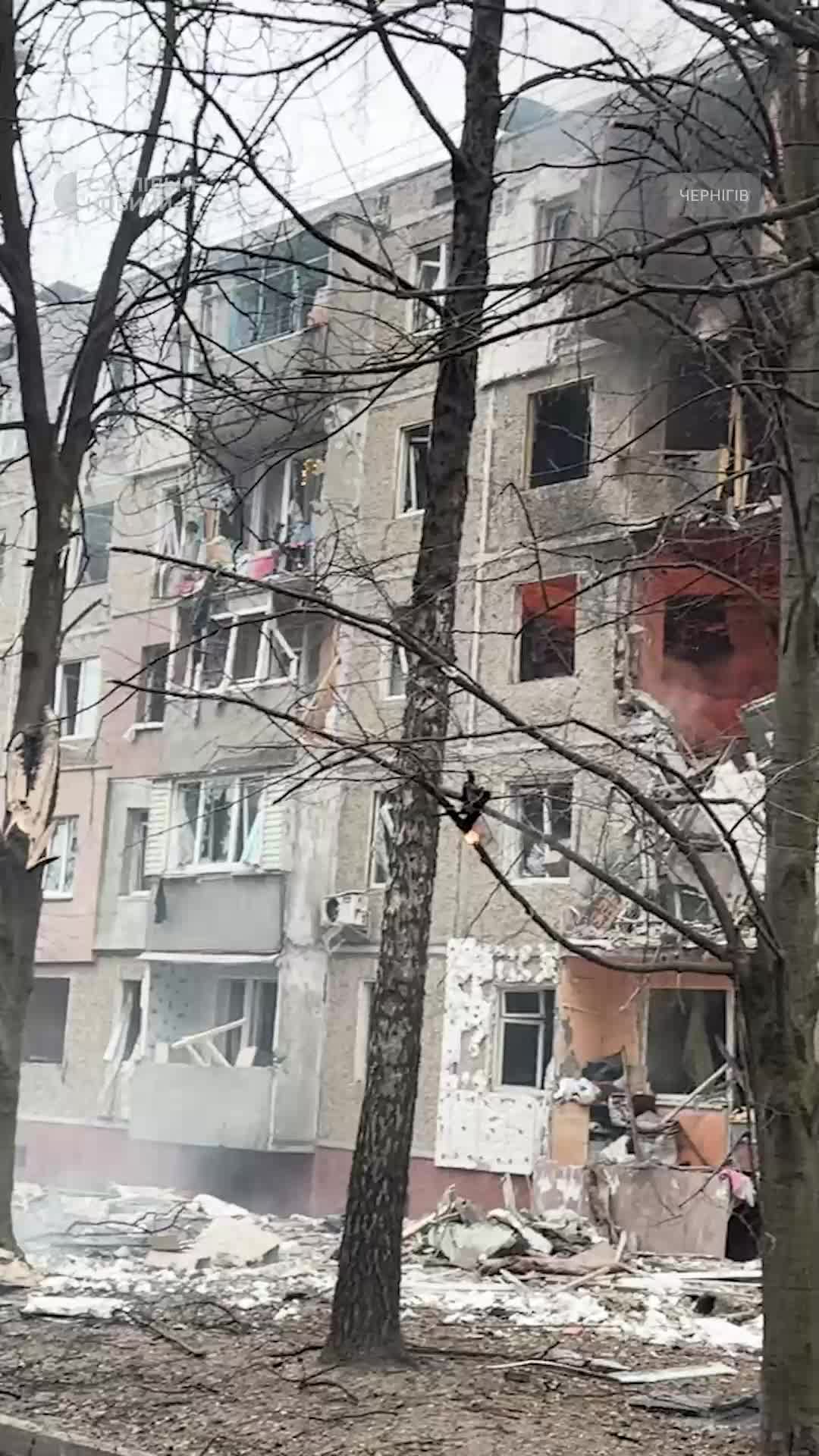 1 person killed, 5 wounded as result of drone strike against residential house in Chernihiv