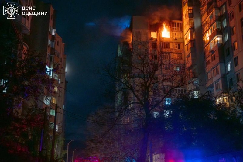2 people wounded as result of drones strikes in Odesa