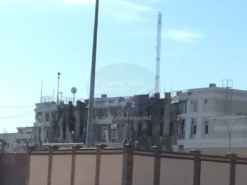FSB HQ in Armiansk was destroyed as result of drones strike last night