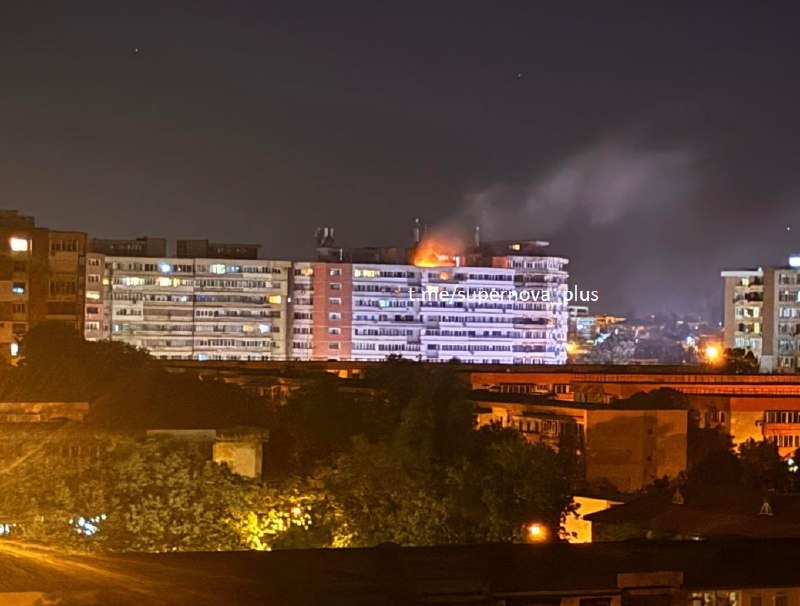 Drohne traf Wohnhaus in Galati, Rumänien