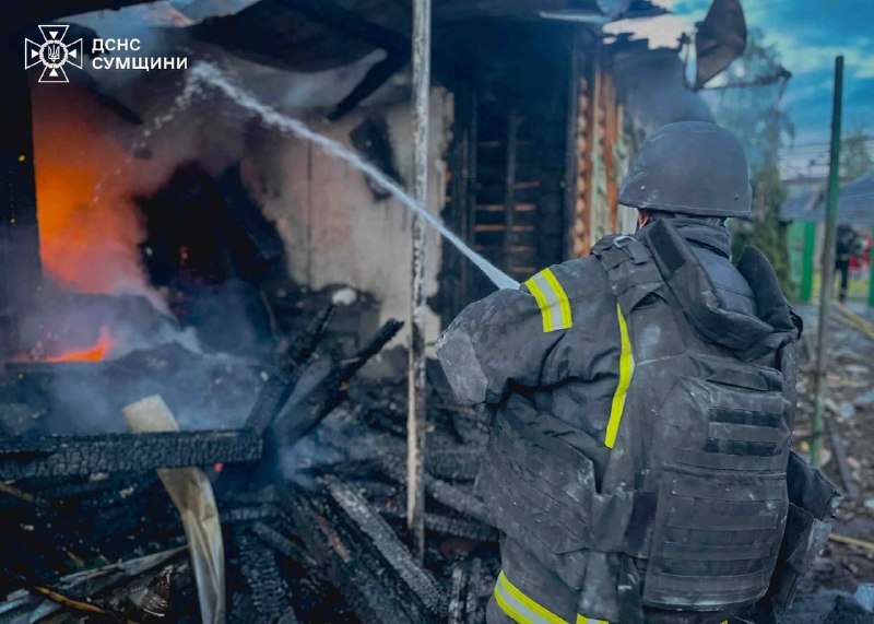 Bei einem russischen Bombardement in Schostka in der Region Sumy wurde eine Person verletzt.