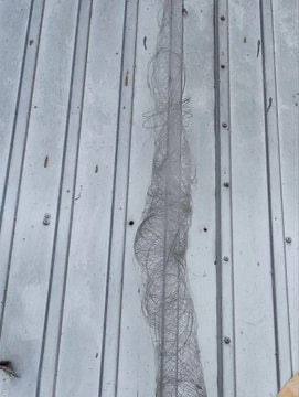 Bilder, die den Einschlag der Drohne am Block 6 des Kernkraftwerks Saporischschja zeigen