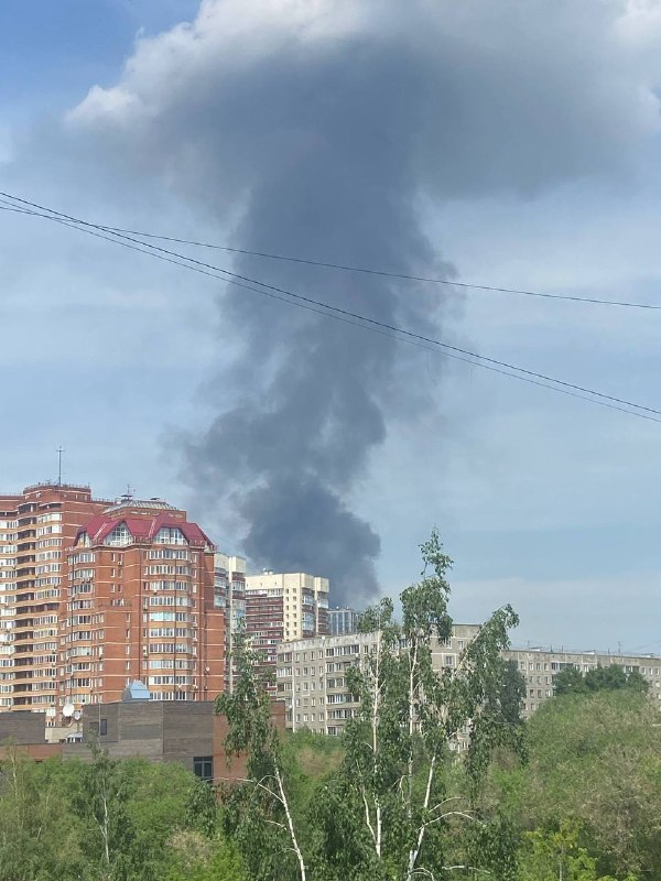 Brand im Ekran-Werk in Nowosibirsk gemeldet