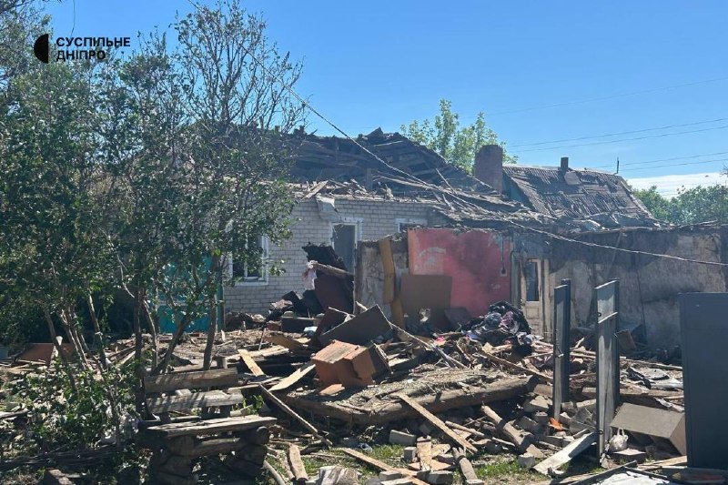 В результате удара беспилотника в Павлограде Днепропетровской области погиб 1 человек, 2 ранены.